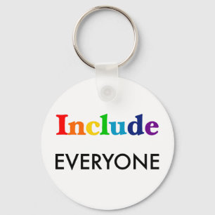 Include Everyone  - Neurodiversity Awareness Key Ring