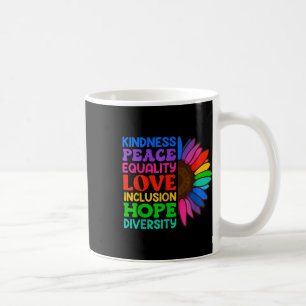 Inclusion Acceptance Kindness Solidarity Awareness Coffee Mug