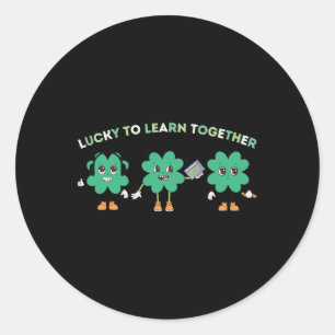 Inclusion And Acceptance St. Patrick's Day Special Classic Round Sticker
