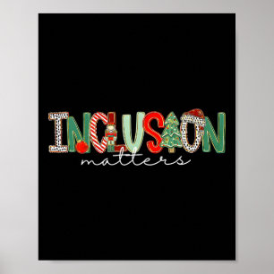 Inclusion Christmas Problems Sped Teacher Christma Poster