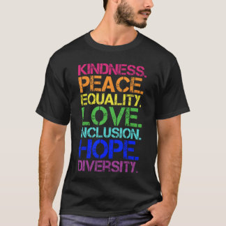 Inclusion Equality Diversity Human Rights 1 T-Shirt