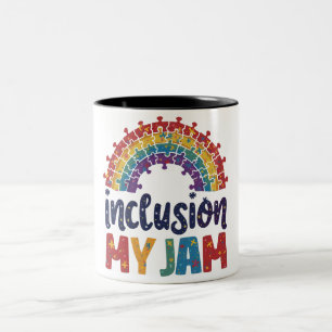Inclusion is My Jam Two-Tone Coffee Mug