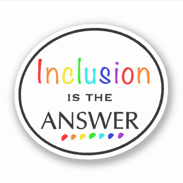 Inclusion is the Answer - Neurodiversity Awareness (Front)