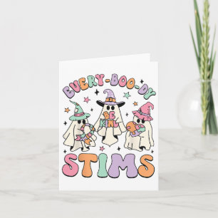 Inclusion Isn't Scary Funny Halloween Outfit Costu Card