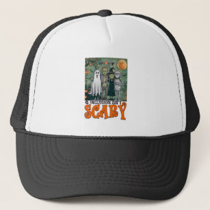 Inclusion Isn't Scary Halloween Horror Characters Trucker Hat