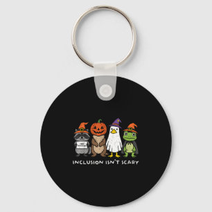 Inclusion Isn't Y Slp Halloween Sped Teacher Anima Key Ring
