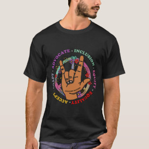Inclusion Problems Autism Awareness Teacher Inspir T-Shirt