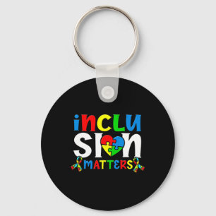 Inclusion Problems Autistic Autist Autists Support Key Ring