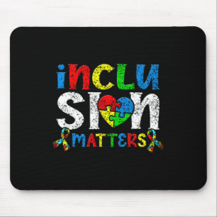Inclusion Problems Autists Autist Autistic Support Mouse Pad