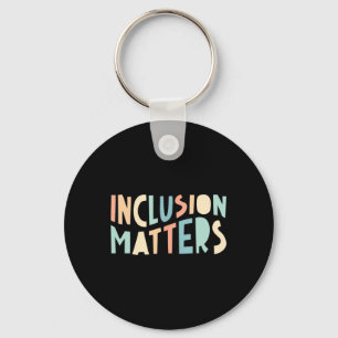 Inclusion Problems Special Education Autism Awaren Key Ring