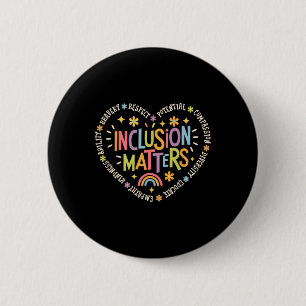 Inclusion Problems Special Education Teacher Autis 6 Cm Round Badge