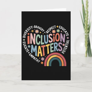 Inclusion Problems Special Education Teacher Sped  Card