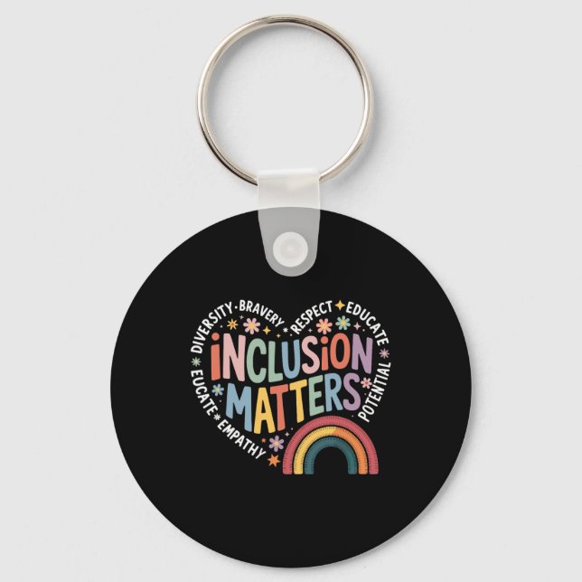 Inclusion Problems Special Education Teacher Sped  Key Ring (Front)
