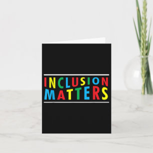 Inclusion S - Autism Awareness Card