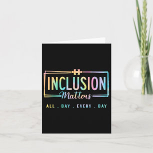 Inclusion S Autism Awareness Month Sped Neurodiver Card