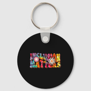 Inclusion S Special Education Autism Awareness Tie Key Ring