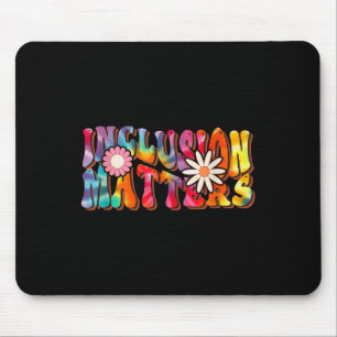 Inclusion S Special Education Autism Awareness Tie Mouse Pad