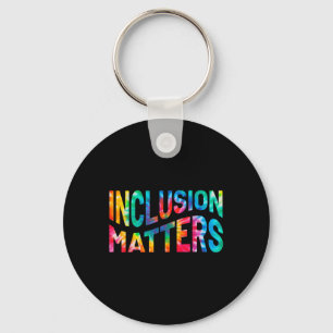 Inclusion S Tie Dye Special Education Teacher Wome Key Ring