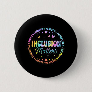 Inclusion Special Education Teacher Autism 6 Cm Round Badge