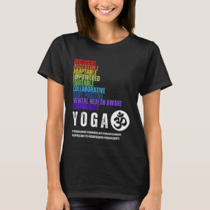 Inclusive Accessible Body Positive Community Yoga T-Shirt
