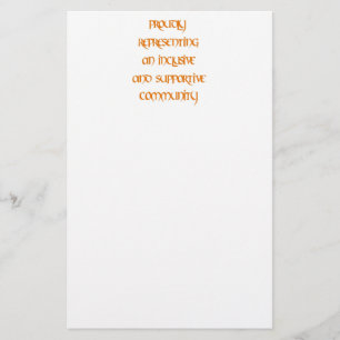 Inclusive Community Stationery