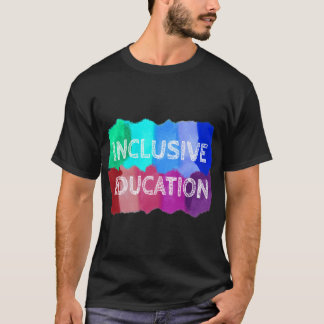 Inclusive education paint boy T-Shirt