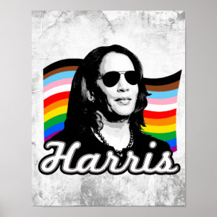Inclusive Harris Flag Poster