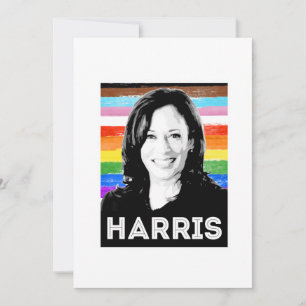 Inclusive Harris Pride Poster Holiday Card