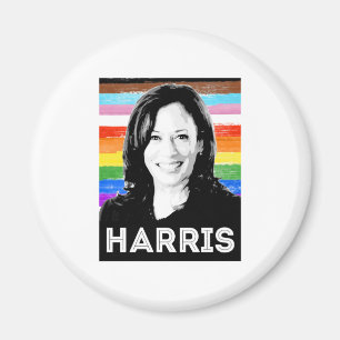 Inclusive Harris Pride Poster Magnet