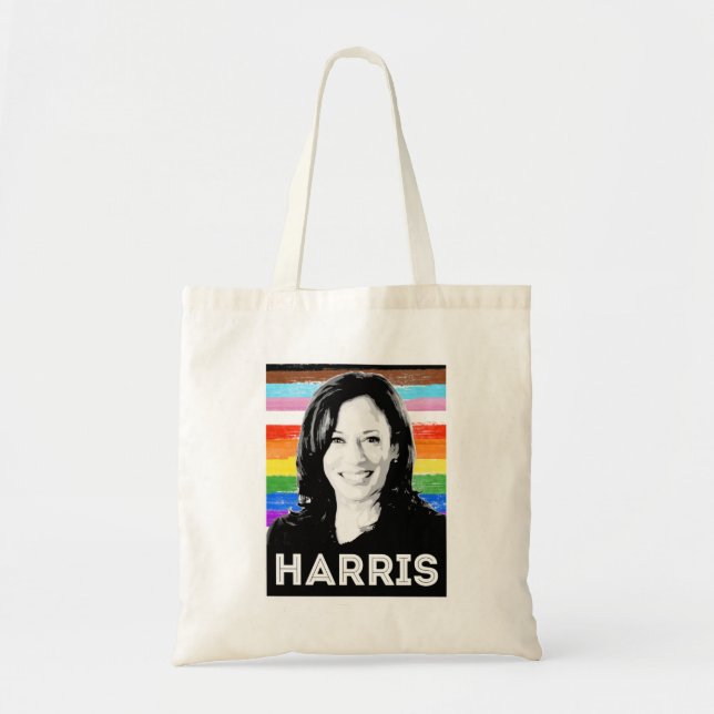 Inclusive Harris Pride Poster Tote Bag (Front)
