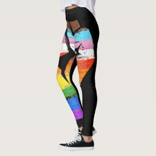 Inclusive Progress Pride Fist Leggings