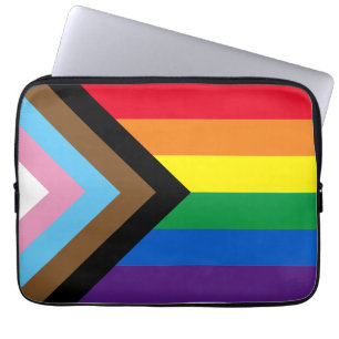 Inclusive rainbow Lgbtq gay diversity flag Laptop Sleeve