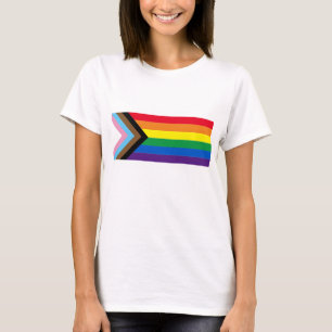 Inclusive rainbow Lgbtq gay diversity flag T-Shirt