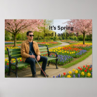Inclusive  Spring Wall Art, Blind AwarenessGarden
