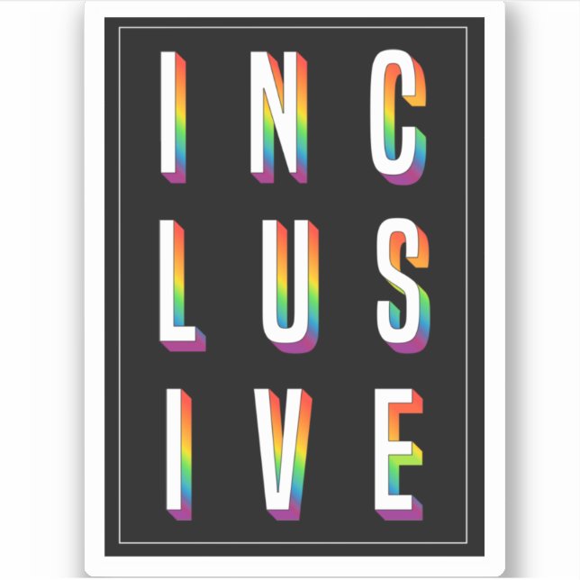 INCLUSIVE STICKER (Front)