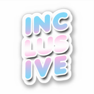 Inclusive - Trans Rainbow