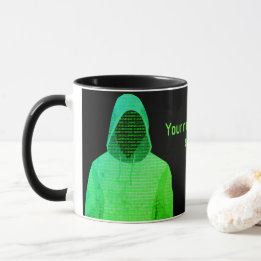 Incognito Cyber Hacker Computer Crime - own slogan Mug