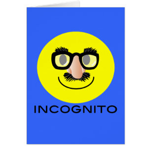 'incognito FACE CARD