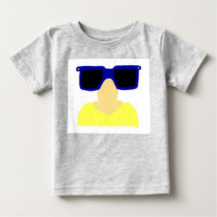 Incognito Moustache & Glasses Baby Organic Creeper