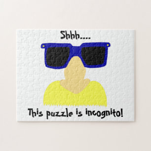 Incognito Moustache & Glasses Puzzle