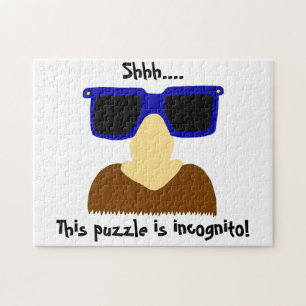 Incognito Moustache & Glasses Puzzle