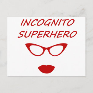Incognito Superhero 03R Postcard