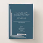 Income Tax Return Blue