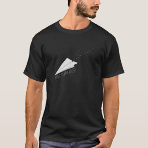 Incoming Paper Aeroplane T-Shirt