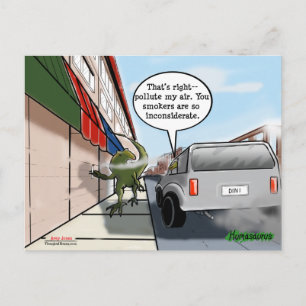 Inconsiderate Smoker? Postcard
