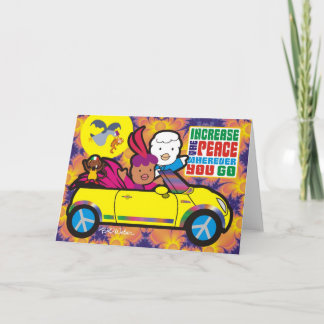 Increase The Peace Wherever You Go Card