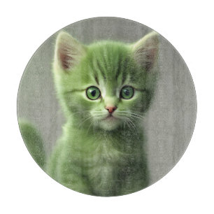 Incredible Kitten Cutting Board