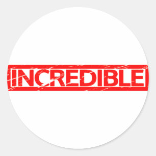 Incredible Stamp Classic Round Sticker