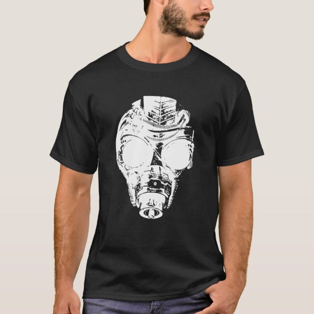 Incredibly Cool Steampunk Breathing Mask T-Shirt (Front)
