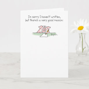 Incredibly Lazy Pig by Sandra Boynton Card